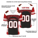 custom cornell big red tire arrows red black white jersey best selling