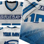 custom creighton bluejays halftone sweep white black jersey best selling