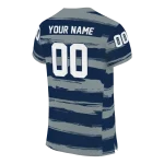 custom dallas cowboys art stripe blue jersey best selling