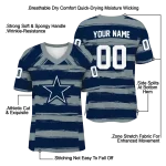 custom dallas cowboys art stripe blue jersey best selling