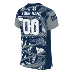 custom dallas cowboys camo shatter blue jersey best selling