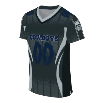custom dallas cowboys dynamic dots silver jersey fashion forward
