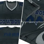 custom dallas cowboys dynamic dots silver jersey best selling