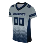 custom dallas cowboys halftone sweep silver black jersey best selling
