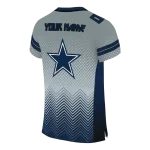 custom dallas cowboys halftone sweep silver black jersey best selling