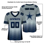 custom dallas cowboys halftone sweep silver black jersey best selling