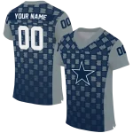 custom dallas cowboys stacked rectangle blue jersey best selling