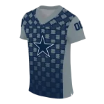 custom dallas cowboys stacked rectangle blue jersey best selling