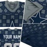 custom dallas cowboys stacked rectangle blue jersey best selling
