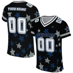 custom dallas cowboys star cluster black jersey best selling