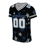 custom dallas cowboys star cluster black jersey best selling