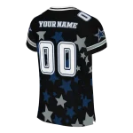 custom dallas cowboys star cluster black jersey best selling