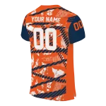 custom denver broncos camo shatter orange jersey best selling