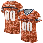 custom denver broncos camouflage abstract orange jersey best selling