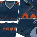 custom denver broncos dynamic dots blue jersey best selling