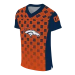 custom denver broncos stacked rectangle orange jersey best selling