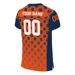 custom denver broncos stacked rectangle orange jersey best selling