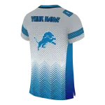 custom detroit lions halftone sweep silver black jersey best selling