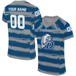 custom drake bulldogs art stripe blue jersey best selling