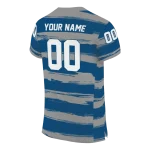 custom drake bulldogs art stripe blue jersey best selling