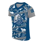 custom drake bulldogs camo shatter blue jersey best selling