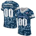 custom drake bulldogs camouflage abstract blue jersey best selling