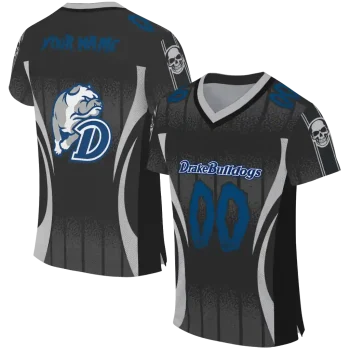 custom drake bulldogs dynamic dots gray jersey best selling
