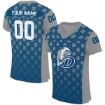 custom drake bulldogs stacked rectangle blue jersey best selling