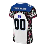 custom duke blue devils brushstroke xs white black jersey best selling