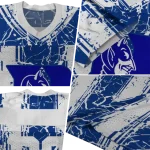 custom duke blue devils rugged stripes blue jersey best selling