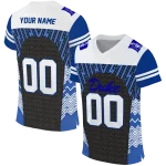 custom duke blue devils tire arrows blue black white jersey best selling