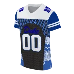 custom duke blue devils tire arrows blue black white jersey best selling