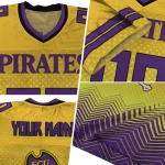 custom east carolina pirates halftone sweep gold black jersey best selling