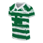 custom eastern michigan eagles art stripe green jersey best selling