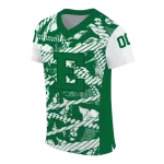 custom eastern michigan eagles camo shatter green jersey best selling