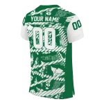 custom eastern michigan eagles camo shatter green jersey best selling