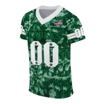 custom eastern michigan eagles camouflage abstract green jersey best selling