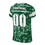 custom eastern michigan eagles camouflage abstract green jersey best selling