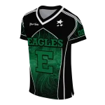 custom eastern michigan eagles halftone slant green black jersey best selling