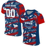 custom florida atlantic owls camo shatter blue jersey best selling