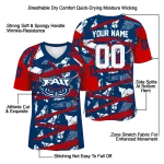 custom florida atlantic owls camo shatter blue jersey best selling