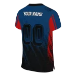 custom florida atlantic owls halftone flow blue black jersey best selling