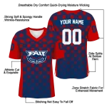 custom florida atlantic owls stacked rectangle blue jersey best selling