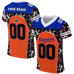 custom florida gators brushstroke xs orange black jersey best selling