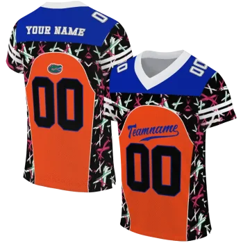 custom florida gators brushstroke xs orange black jersey best selling