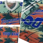 custom florida gators horizon palm sunset jersey best selling