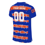 custom florida gators layered grids blue jersey best selling
