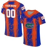 custom florida gators rugged stripes blue jersey best selling