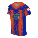 custom florida gators rugged stripes blue jersey best selling