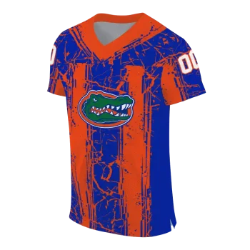 custom florida gators rugged stripes blue jersey fashion forward